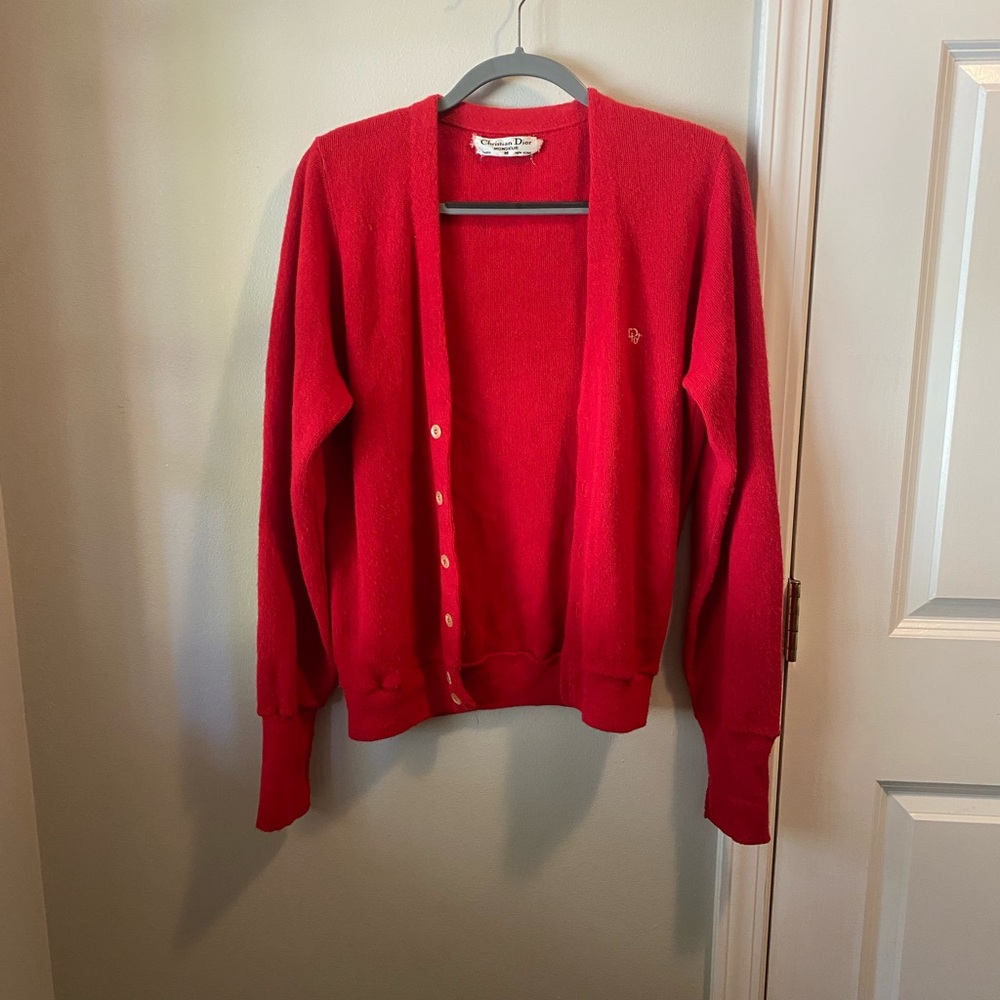 Dior Vibrant Red Women's Cardigan